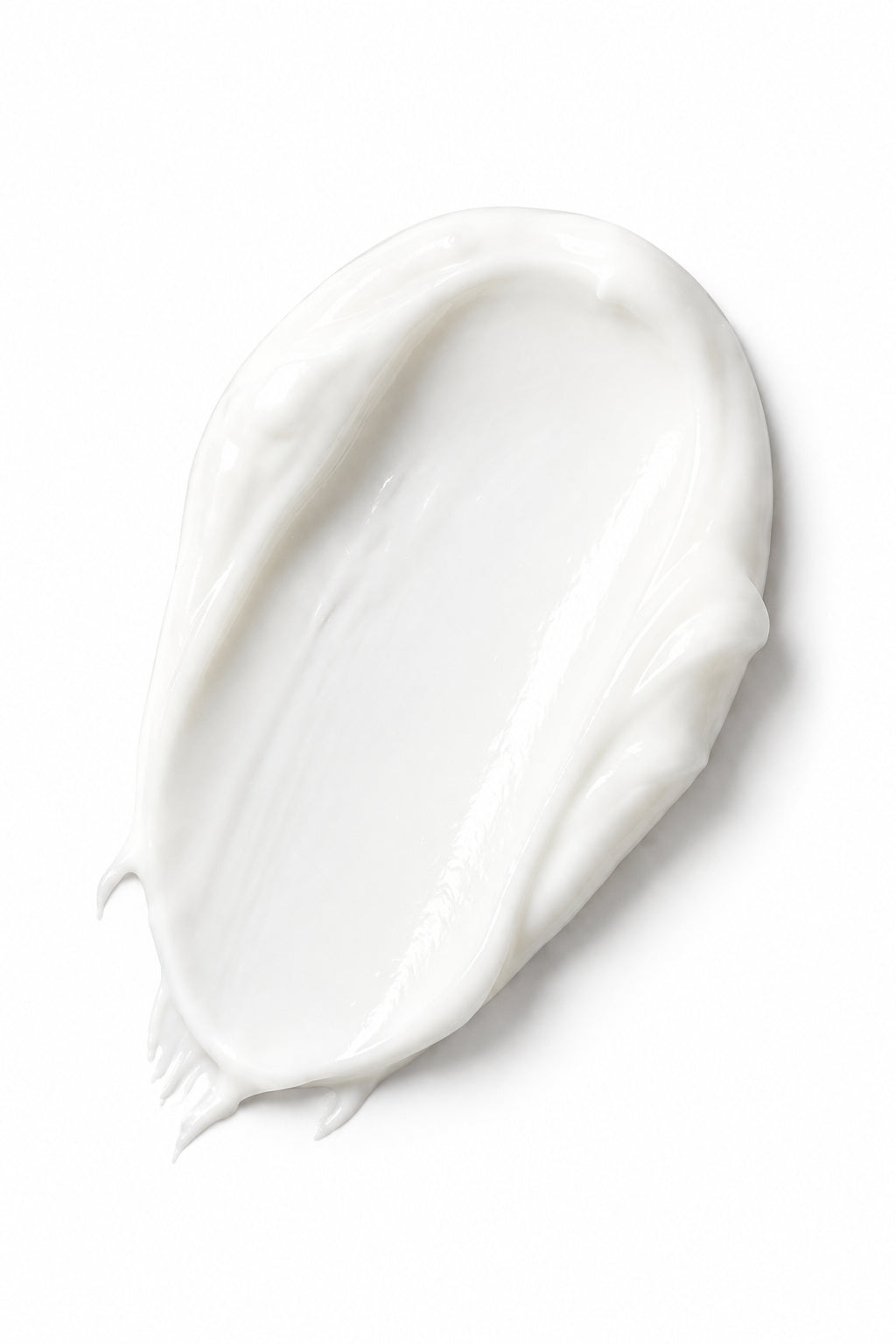 VL Beauty Elixir White cream smear on a gray background
